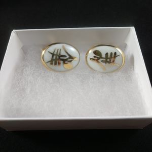 Vintage Victoria Fleming, N.Y. Cufflinks Oriental